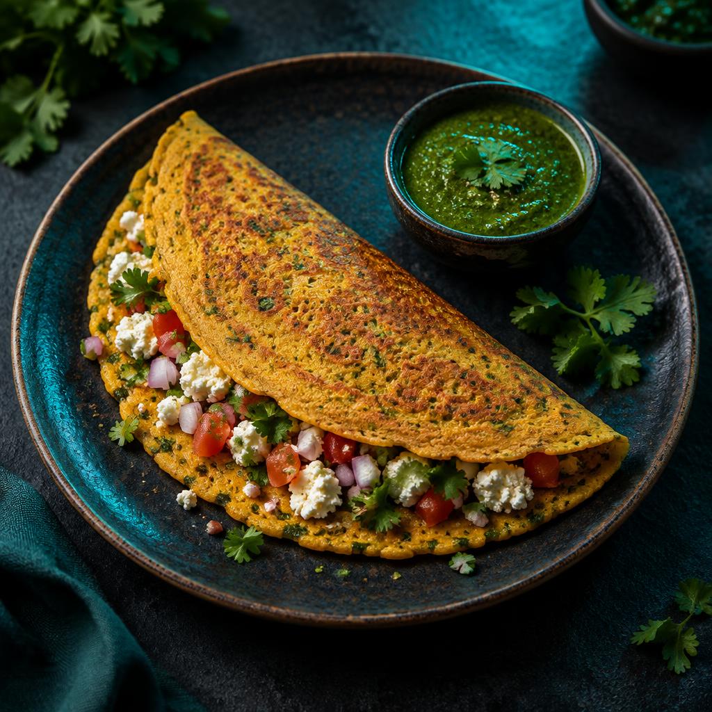 Veggie Besan Chilla